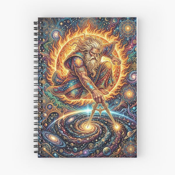 Item preview, The Ancient of Days - Psychedelic Cosmic Creator designed and sold by Lucid Dream Pixel.