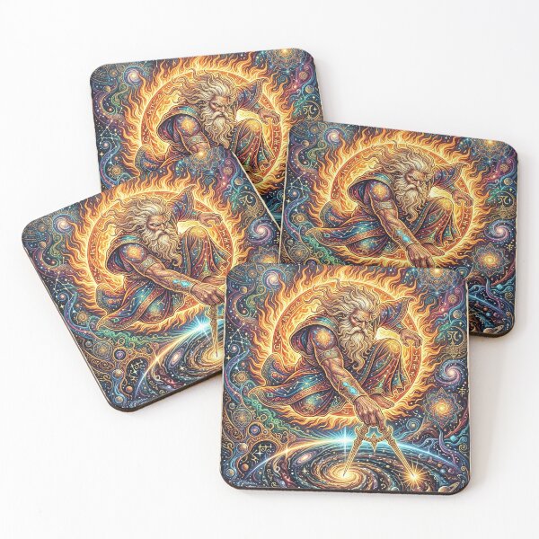 Item preview, The Ancient of Days - Psychedelic Cosmic Creator designed and sold by Lucid Dream Pixel.
