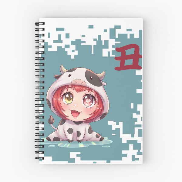 Item preview, Kawaii Japanese Zodiac cow- Year of the cow designed and sold by Neo Japonism Art.