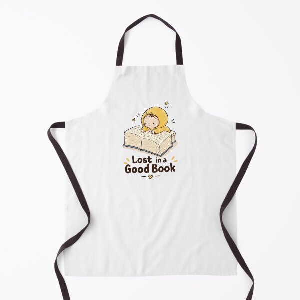 Item preview, Lost in a Good Book Cute Reading Bookworm Cartoon | Cozy Reader Book Lover designed and sold by CRAZZYDOODLES.
