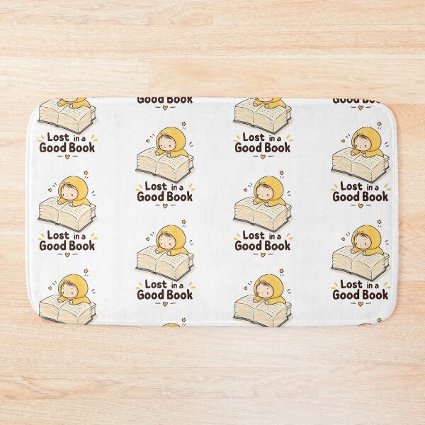 Item preview, Lost in a Good Book Cute Reading Bookworm Cartoon | Cozy Reader Book Lover designed and sold by CRAZZYDOODLES.