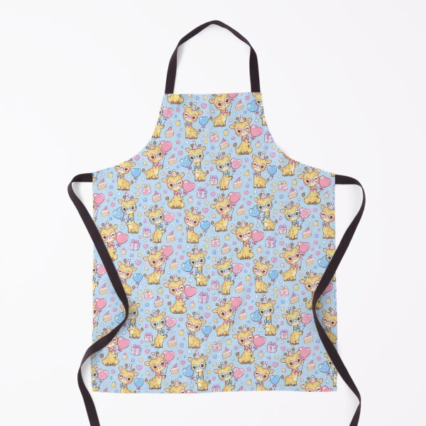 Item preview, Kawaii Birthday Giraffe Glasses Pastel Party Pattern designed and sold by Soft Berry Studio.