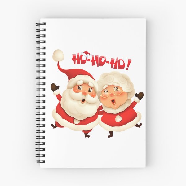 Item preview, Santa Claus and Mrs Claus Ho Ho Ho Christmas Sticker designed and sold by lailakhalaf.