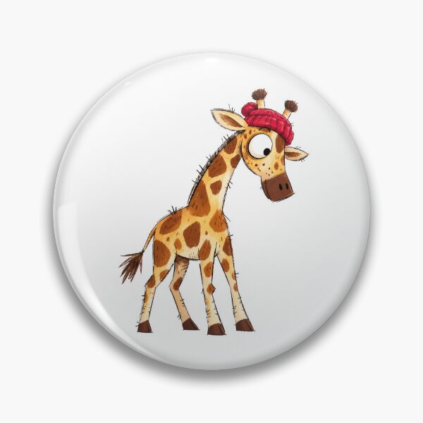 Item preview, Giraffe in a Knit Beanie designed and sold by The-Art-of-D.