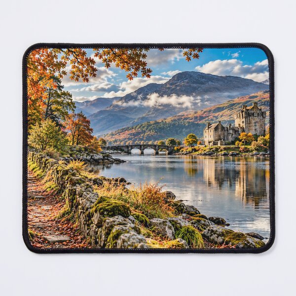 Item preview, Autumn Path to the Highland Castle designed and sold by AJEvans.