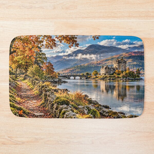 Item preview, Autumn Path to the Highland Castle designed and sold by AJEvans.