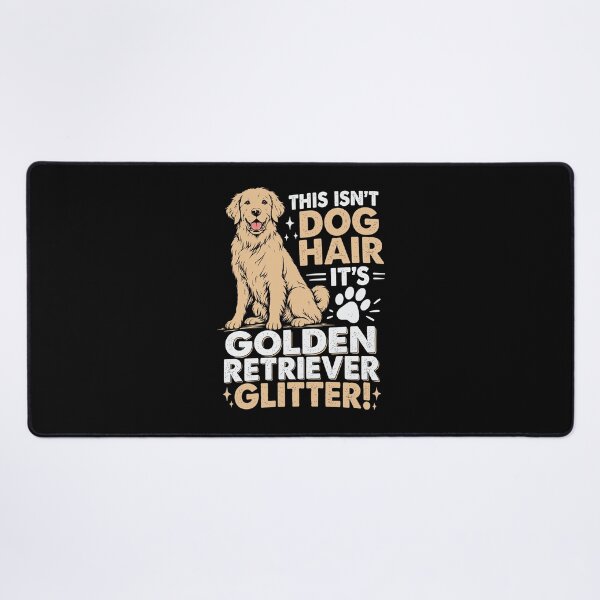 Item preview, Golden Retriever Glitter Dog Hair Funny Pet Owner Animal Lover designed and sold by tmerchtrends.