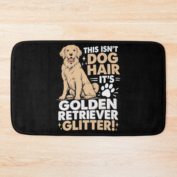 Item preview, Golden Retriever Glitter Dog Hair Funny Pet Owner Animal Lover designed and sold by tmerchtrends.