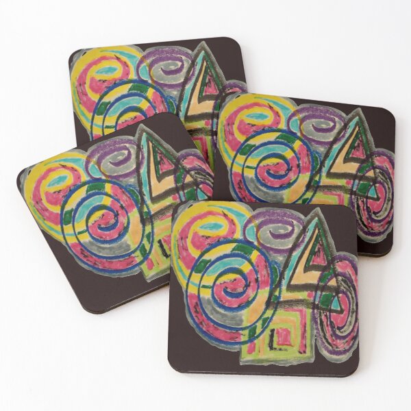 Item preview, spiral symphony colorful geometric spiral abstract design designed and sold by SmashingDeals.