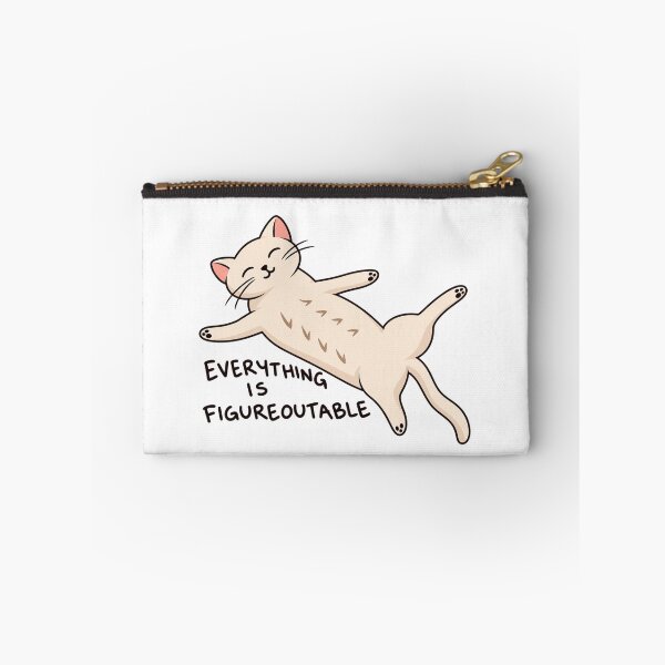Item preview, Everything Is Figureoutable Cat designed and sold by ayylucyy.