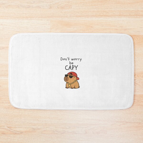 Item preview, Don't worry, be capy designed and sold by The Daily Giggles.