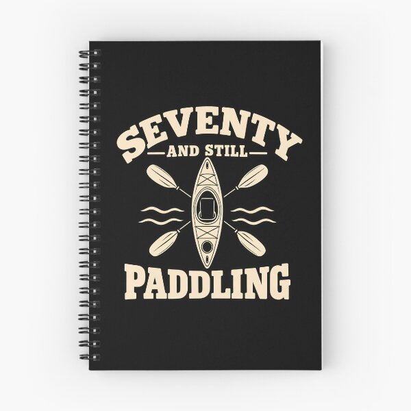 Item preview, Seventy And Still Paddling Funny 70th Birthday Kayaking Graphic designed and sold by Whirx.