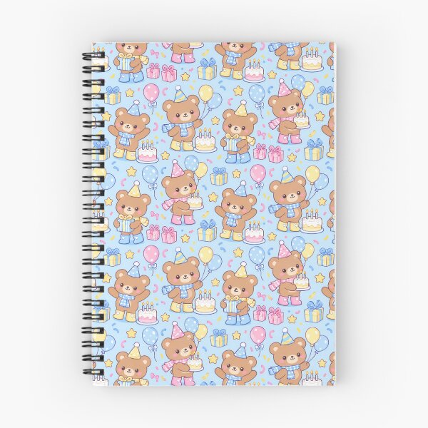 Item preview, Kawaii Birthday Bear Cake Rain Boots Pastel Pattern designed and sold by Soft Berry Studio.