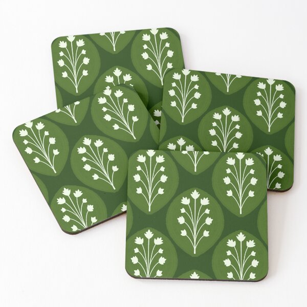 Item preview, Green Ivy Leaves Pattern designed and sold by Rukhscreations.