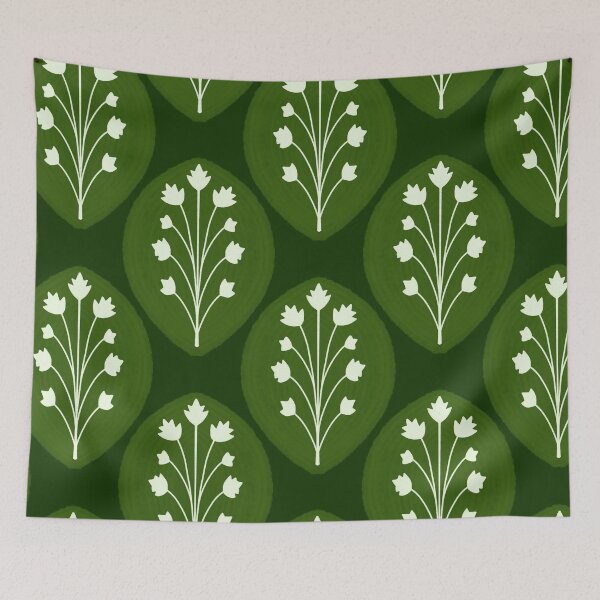 Item preview, Green Ivy Leaves Pattern designed and sold by Rukhscreations.