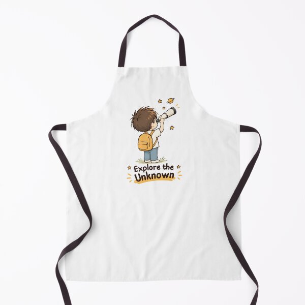 Item preview, Explore the Unknown Cute Adventure Cartoon | Space Explorer Telescope Backpack designed and sold by CRAZZYDOODLES.