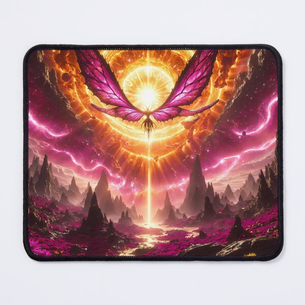 Item preview, Mystical Butterfly Valley Fantasy Landscape Art designed and sold by 5KQuality.