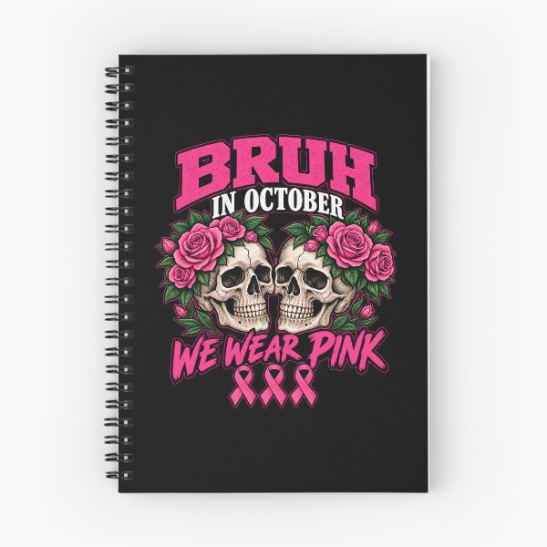 Item preview, Bruh In October We Wear Pink Breast Cancer Awareness Graphic designed and sold by Whirx.