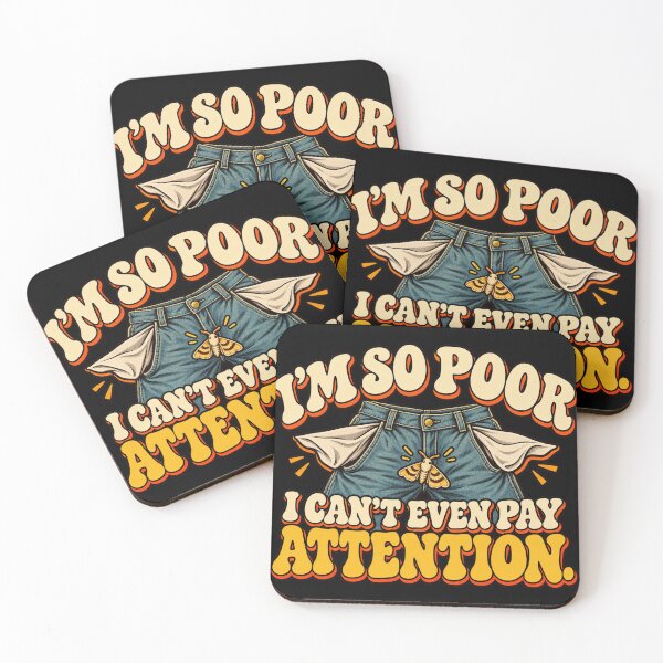 Item preview, I'm So Poor – Funny Retro Wallet designed and sold by HeroProd.
