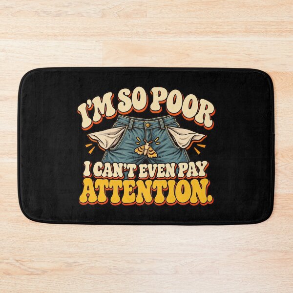 Item preview, I'm So Poor – Funny Retro Wallet designed and sold by HeroProd.