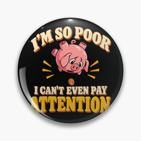 Item preview,  I'm So Poor – Funny Retro Wallet designed and sold by HeroProd.