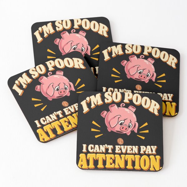 Item preview,  I'm So Poor – Funny Retro Wallet designed and sold by HeroProd.