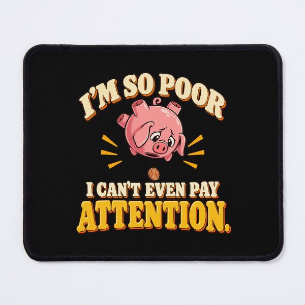 Item preview, I'm So Poor – Funny Retro Wallet designed and sold by HeroProd.