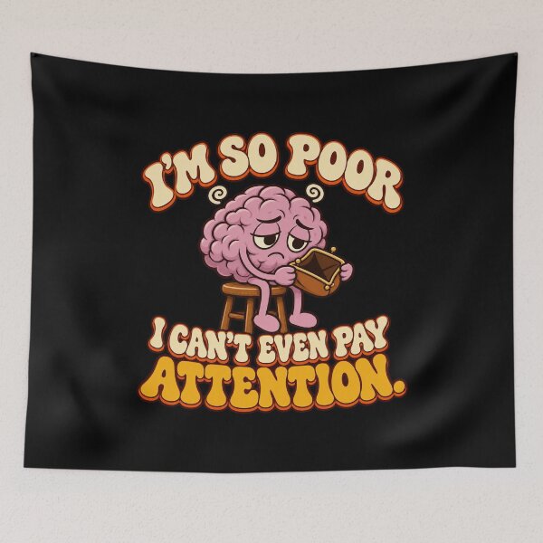 Item preview,  I'm So Poor – Funny Retro Wallet designed and sold by HeroProd.