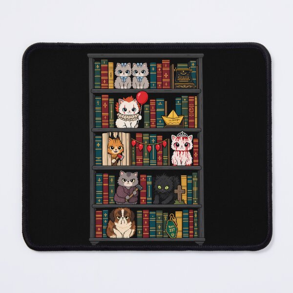 Item preview, Library Kittens - Stephen King Cats designed and sold by TheSamuraiCat.