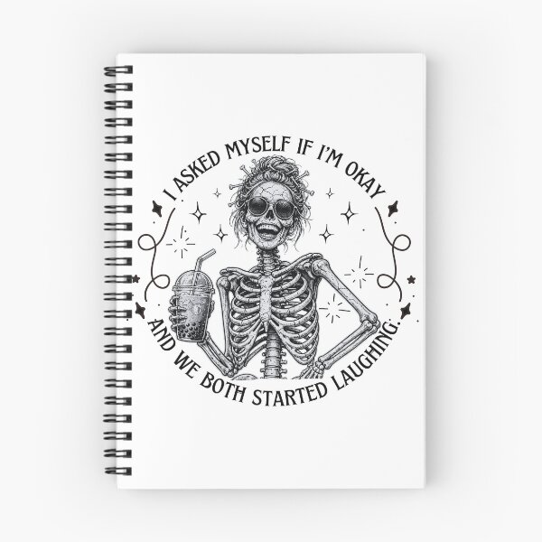 Item preview, Copy of I Asked Myself If I'm Okay Skeleton – Dark Humor Vintage Shirt for Skeleton Lovers designed and sold by Teetreasure2.