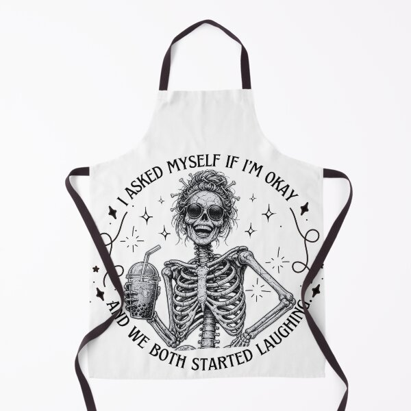Item preview, I Asked Myself If I'm Okay Skeleton – Dark Humor Vintage Shirt for Skeleton Lovers designed and sold by Teetreasure2.