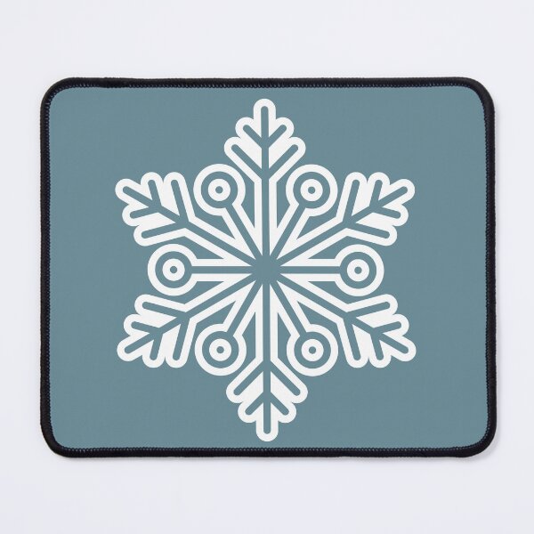 Item preview, Winter Snowflake Sage Blue Seamless Pattern Art designed and sold by Jyoti Digital Artist.