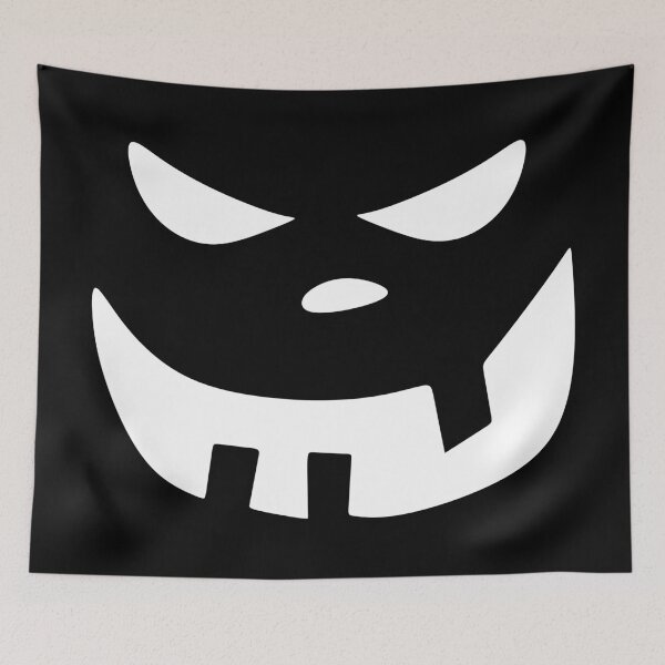 Item preview, JACK-O’-LANTERN FACE, Unique designed and sold by villacreativa.