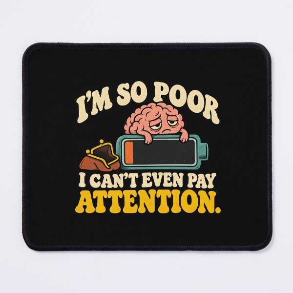 Item preview, I'm So Poor – Funny Retro Wallet designed and sold by HeroProd.