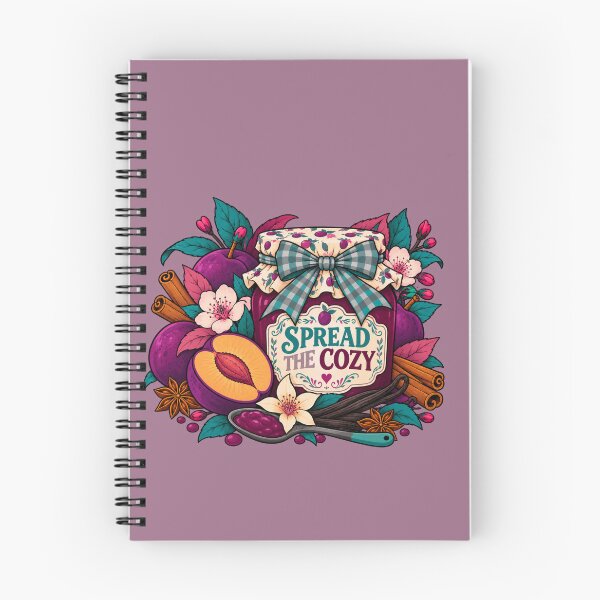 Item preview, Spread the Cozy – Plum Jam Cottagecore designed and sold by Aimetoi.