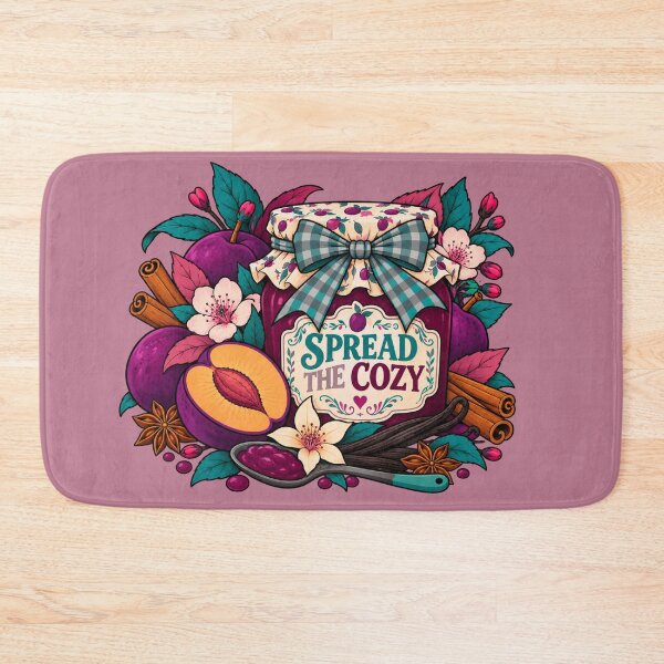 Item preview, Spread the Cozy – Plum Jam Cottagecore designed and sold by Aimetoi.