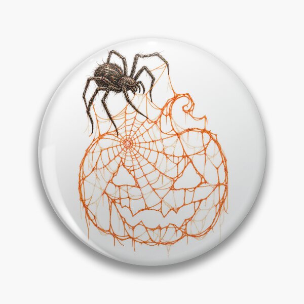 Artikelvorschau, Halloween-Spinne webt ein Kürbisnetz entworfen und verkauft von NatureStyle555.