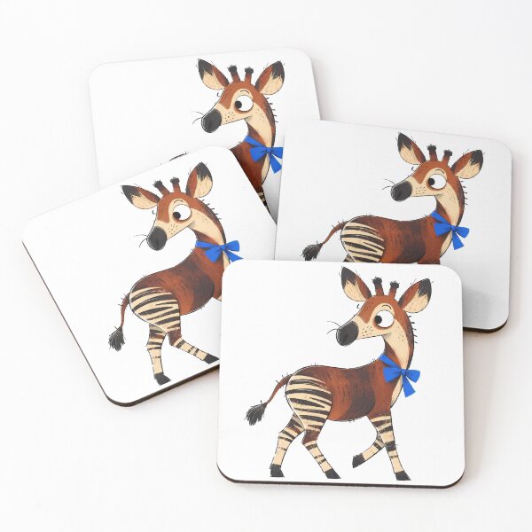Item preview, Okapi Wearing a Little Bow designed and sold by The-Art-of-D.