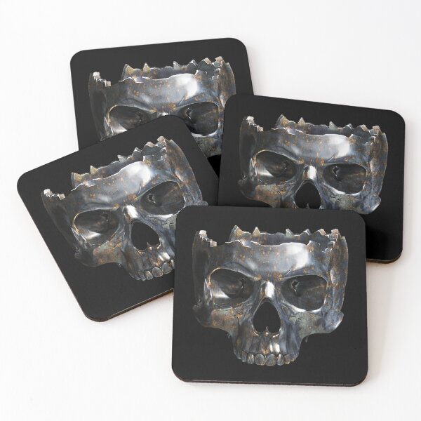 Item preview, Broken metal skull – Rusty skull designed and sold by Nicole Bleck.