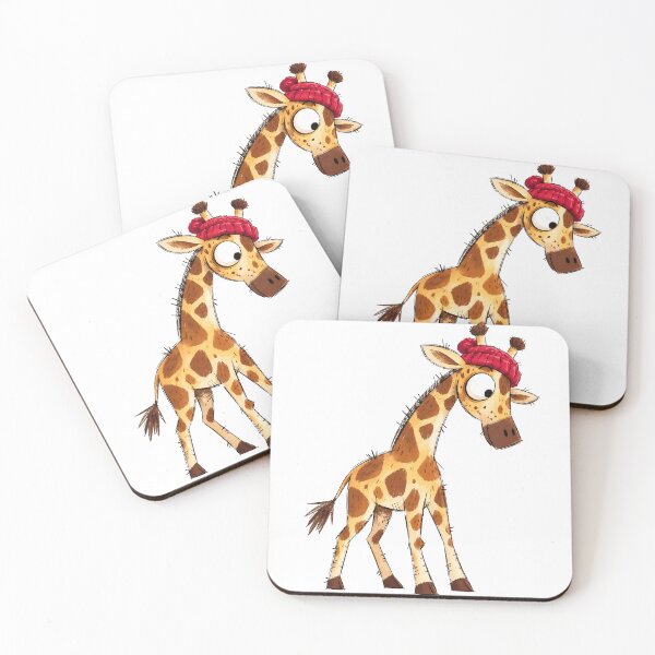 Item preview, Giraffe in a Knit Beanie designed and sold by The-Art-of-D.