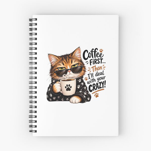 Item preview, Cool Cat & Coffee Lover designed and sold by FootprintofLove.