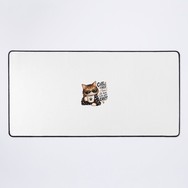 Item preview, Cool Cat & Coffee Lover designed and sold by FootprintofLove.