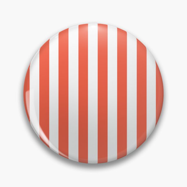 Item preview, Candy stripes in persimmon and white designed and sold by RishabhArts1.