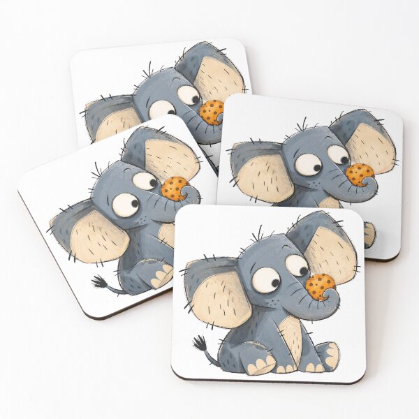 Item preview, Elephant with a Round Cookie designed and sold by The-Art-of-D.