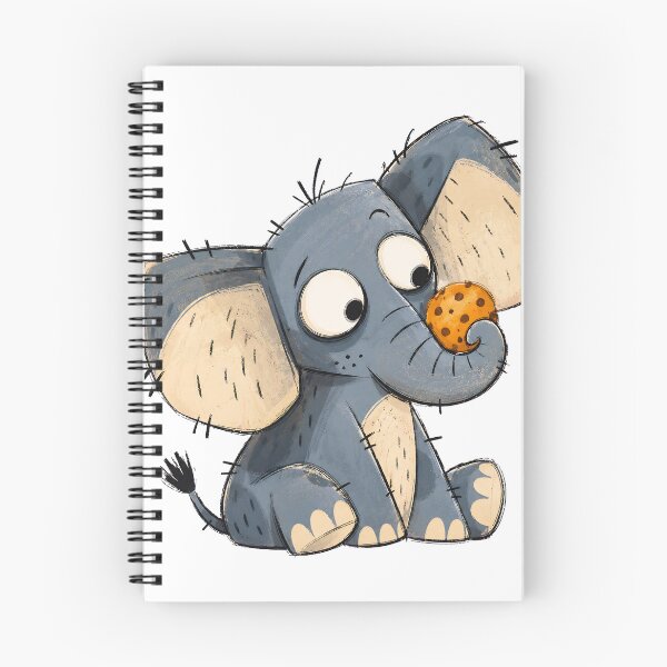 Item preview, Elephant with a Round Cookie designed and sold by The-Art-of-D.