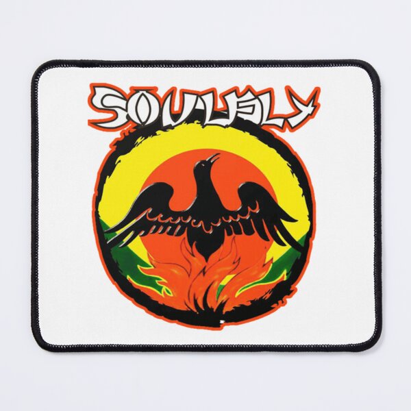 Item preview, Soulfly Black Bird Fire Metal Graphic designed and sold by RigobertoMan.