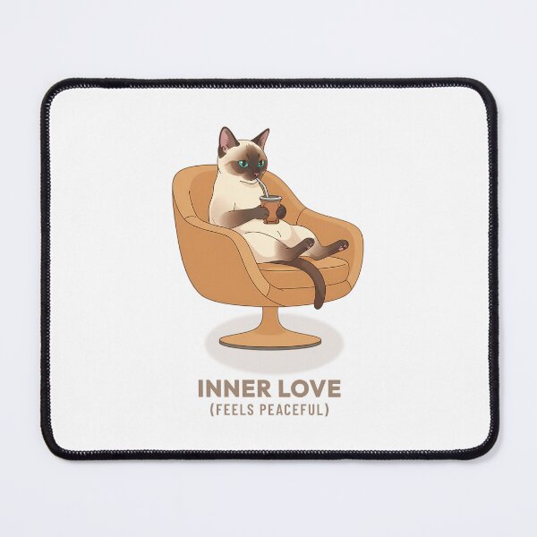 Item preview, Siamese Cat Drinking Mate Vintage Aesthetic designed and sold by COZY VINTAGE animal.