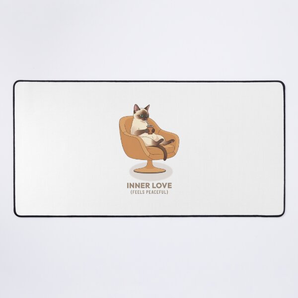 Item preview, Siamese Cat Drinking Mate Vintage Aesthetic designed and sold by COZY VINTAGE animal.