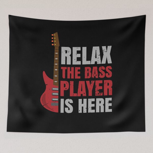 Item preview, Relax Bass Player Bass Guitar Electric Bass Musician Bassist designed and sold by Lenny Stahl.