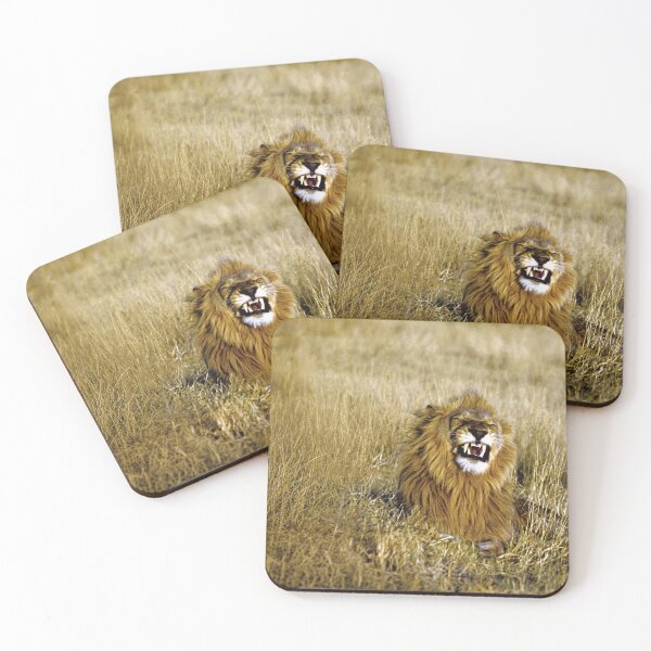 Item preview, Happy Lion. Golden Savannah Wildlife designed and sold by CCWorkfloor.